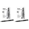 Pentel Twist Erase EXPRESS Automatic Pencil, 0.5mm Lead Size, Blue Barrel, Box of 12 (QE415C)(Black)
