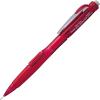 Pentel Twist-Erase Click Mechanical Pencil (0.5mm) Transparent Red Barrel, Box of 12 (PD275TB)