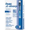 Pentel e-sharp Automatic Pencil, 0.5mm, Violet Accents, Box of 12 (AZ125V)(Blue)