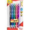 Pentel Art Mechanical Pencils 5/ Package, 0.7mm, Black/Blue/Green/Pink/Violet (AL407BP5M)