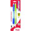 Pentel Cometz Automatic Pencil with Lead, 0.9mm, Assorted Barrels, 3 Pack (AX119LBP3)(2 Count (Pack of 1))