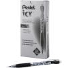 Pentel ICY Mechanical Pencil, (0.9mm), Tinted Black Barrel, 12 pack (AL29TA), 0.9 mm