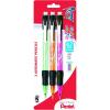 Pentel Icy Razzle-Dazzle Automatic Pencil, 0.7mm, Assorted Barrels, 3 Pack (AL27RDBP3M)