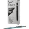 Pentel Sharp Mechanical Pencil, (0.9mm), Metallic Bluish Green Barrel, Box of 12 (P209MK)