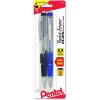Pentel Twist-Erase CLICK Mechanical Pencil, 0.9mm CLEAR Barrel, 2 Pack (PD279TBP2M)