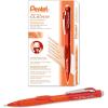 Pentel Twist-Erase Click Mechanical Pencil (0.9mm) Assorted Orange Barrels, Color May Vary Box of 12 (PD279TF)