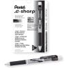 Pentel e-sharp Automatic Pencil, 0.5mm, Violet Accents, Box of 12 (AZ125V)(Black)