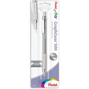 Pentel Arts GraphGear 500 Premium Drafting Pencil, 0.9mm, Gray Barrel, 1-Pack (PG529NPABP)