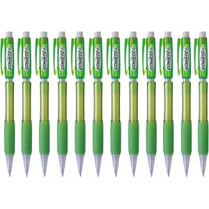 Pentel Cometz Automatic Pencil, 0.9mm, Violet Barrel, Box of 12 (AX119V)(Green)