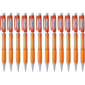 Pentel Cometz Automatic Pencil, 0.9mm, Violet Barrel, Box of 12 (AX119V)(Orange)