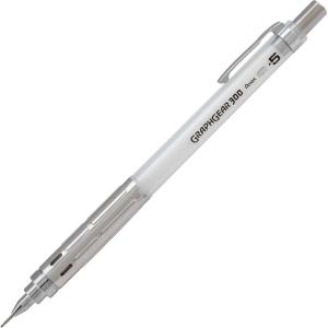 Pentel GraphGear 300 Mechanical Pencil, Box of 12 Pencils, white, 0.5mm