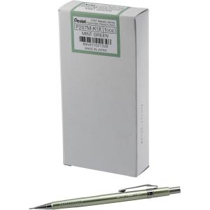 Pentel Sharp Mechanical Pencil (0.7mm) Metallic Celadon Barrel, Box of 12 Pencils (P207MK1)
