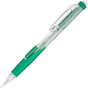 Pentel Twist-Erase Click Mechanical Pencil (0.7mm) Assorted Green Barrel Colors, Color May Vary, Box of 12 (PD277TD)
