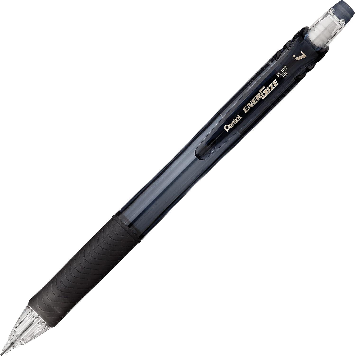 image:imagePentel EnerGizex Mechanical Pencil 07mm Black Barrel Box of 12 PL107A