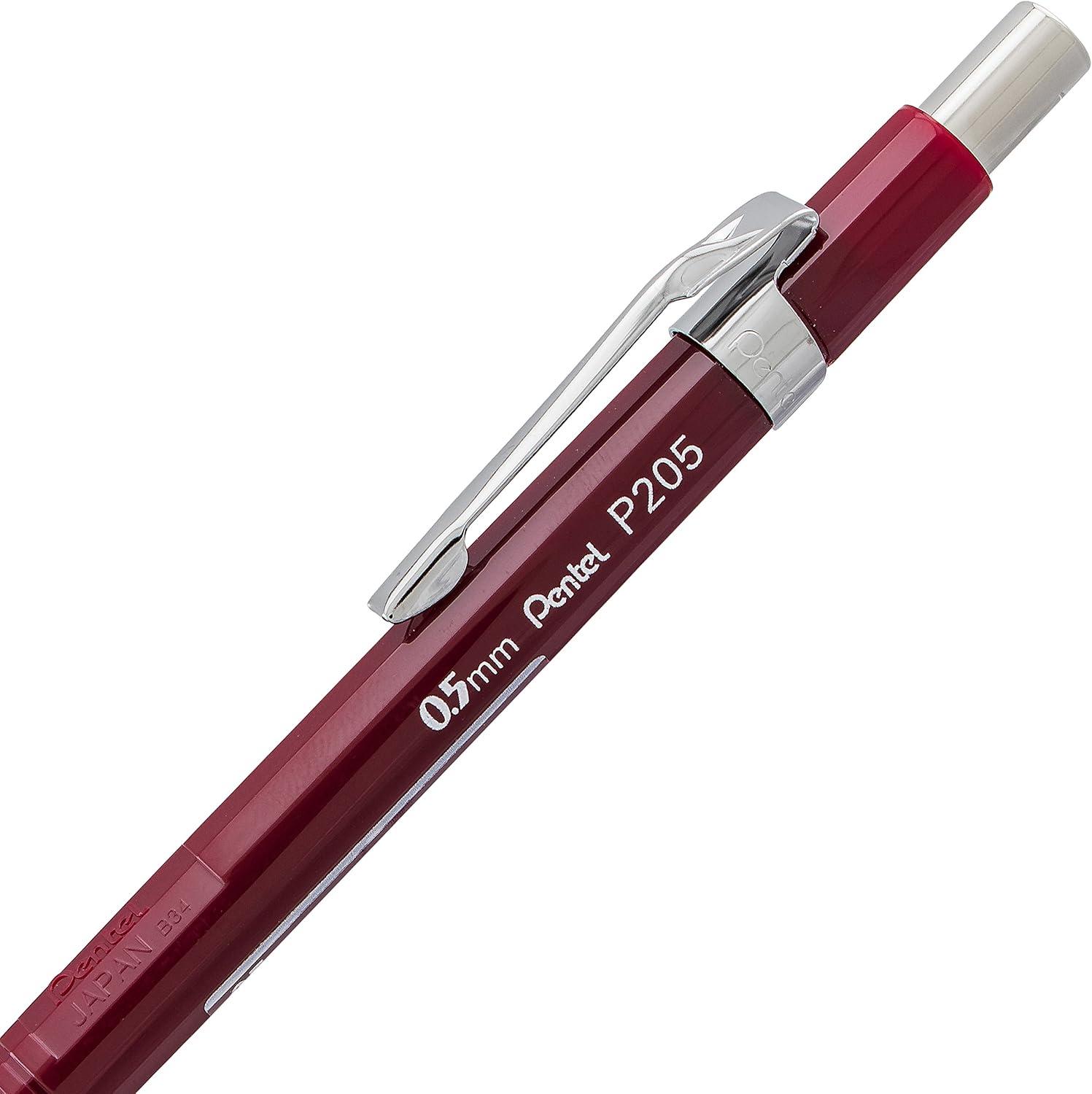 image:imagePentel Sharp Automatic Pencil 05mm Burgundy Barrel Box of 12 P205B