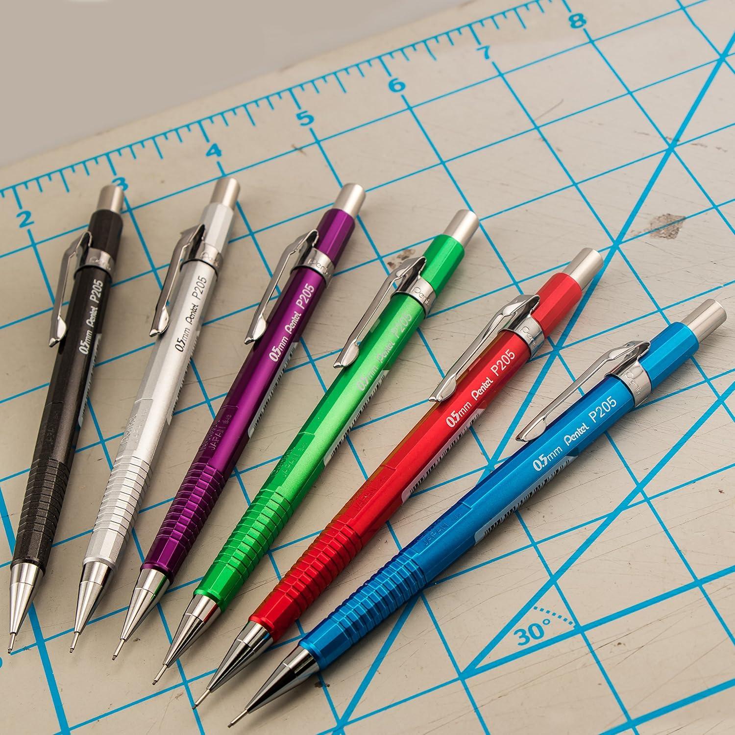 image:imagePentel Sharp Mechanical Pencil 05mm Metallic Blue Barrel Box of 12 Pencils P205MC