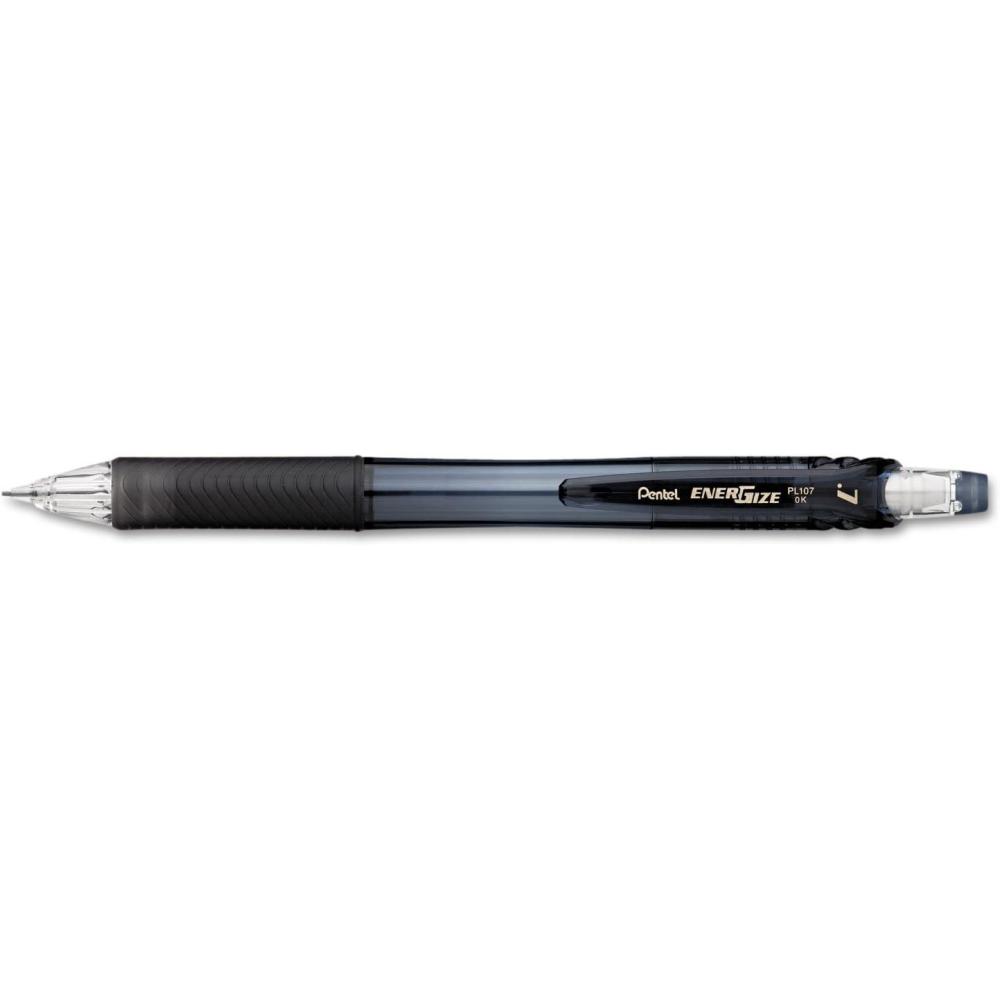 image:imagePentel EnerGizex Mechanical Pencil 07mm Black Barrel Box of 12 PL107A