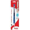Pentel Quicker Clicker Automatic Pencil, 0.7mm, Transparent Barrel, Assorted Barrel Colors, Color May Vary, 1 Pack (PD347BP-K6)(Assorted Colors)