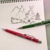 Pentel Sharp Automatic Pencil, (0.5mm), Burgundy Barrel, Box of 12 (P205B)