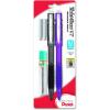 Pentel Twist-Erase GT (0.7mm) Mechanical Pencil, Lead, 2 Erasers, Assorted Barrel Colors, Color May Vary, Pack of 2 (QE207LEBP2M)