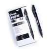 Pentel Prime Mechanical Pencil (0.7mm) Assorted Barrel Colors Pack of 6 (AX7BP6M)(Black)