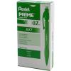 Pentel Prime Mechanical Pencil (0.7mm) Assorted Barrel Colors Pack of 6 (AX7BP6M)(Green)
