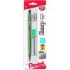 Pentel Sharp Mechanical Pencil, 0.7mm Metallic Barrels, Refill Eraser, Barrel color may vary(P207MLEBP)(1 Count (Pack of 1))