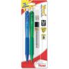 Pentel Wow Mechanical Pencil, 0.5mm, Assorted Barrels with 2 Pencils, Lead and 2 Erasers (AL405LEBP2)