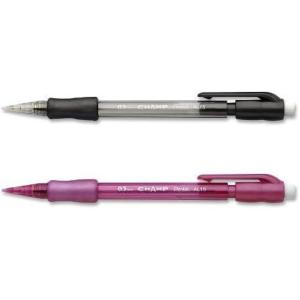 Pentel Champ Automatic Pencil, 0.5mm, Assorted Barrels 2 ea