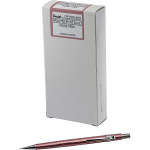 Pentel Sharp Mechanical Pencil (0.7mm) Metallic Rose Pink Barrel, Box of 12 (P207MP1)