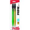 Pentel Prime Mechanical Pencil 0.7Mm Assorted Barrel Colors, Pack of 2 (AX7BP2)(2 Count (Pack of 1))