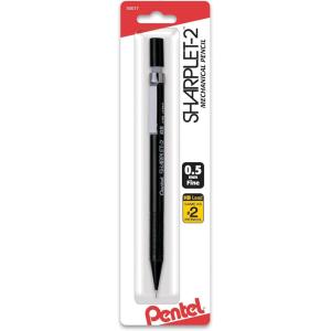 Pentel Sharplet-2 Automatic Pencil, (0.5mm), Black, 1 Pack (A125BP-K6)(1 Count (Pack of 1))