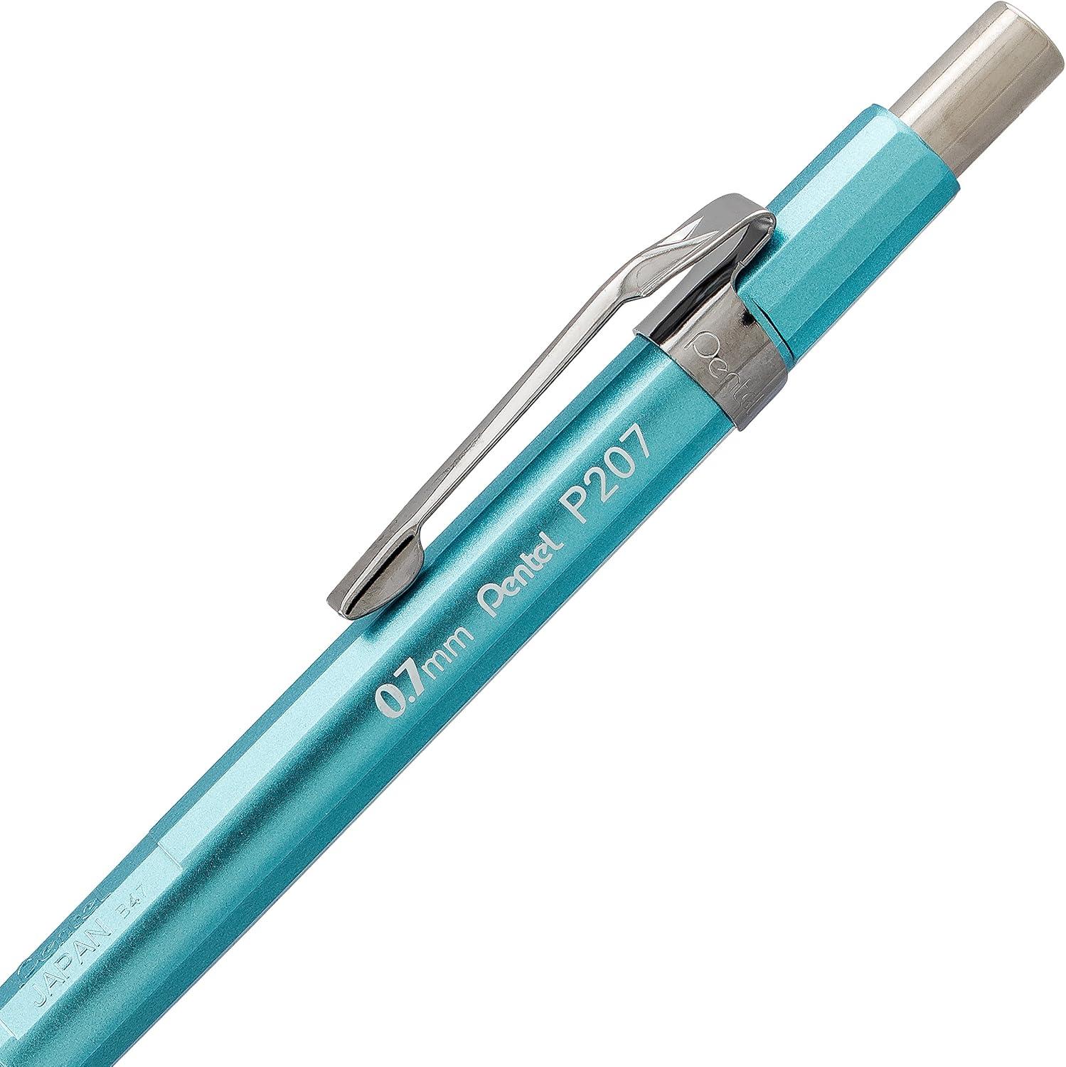 image:imagePentel Sharp Mechanical Pencil 07mm Metallic Sky Blue Barrel Box of 12 P207MS