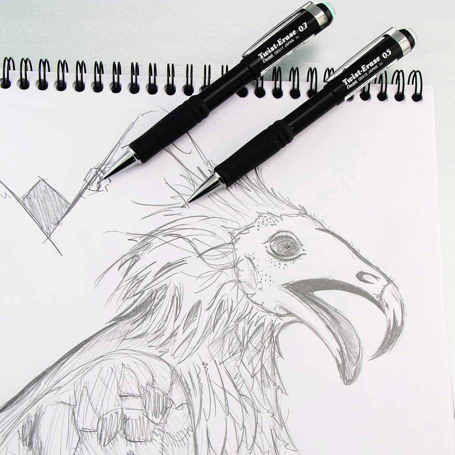 image:imagePentel TwistErase III Mechanical Pencil 05mm Violet BarrelViolet