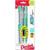 Pentel Icy Automatic Pencil with Lead, 0.7 mm, Assorted Barrels, 2 Pack (AL27TLBP2)