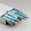 Pentel Sharp Mechanical Pencil (0.7mm) Metallic Sky Blue Barrel, Box of 12 (P207MS)