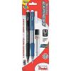 Pentel Twist-Erase Express Automatic Pencil with Lead and Eraser, 0.5mm, Assorted Barrels, 2 Pack (QE415LEBP2)