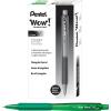Wow! Pentel 0.7mm Mechanical Pencil with Green Barrel, Box of 12 (AL407D)