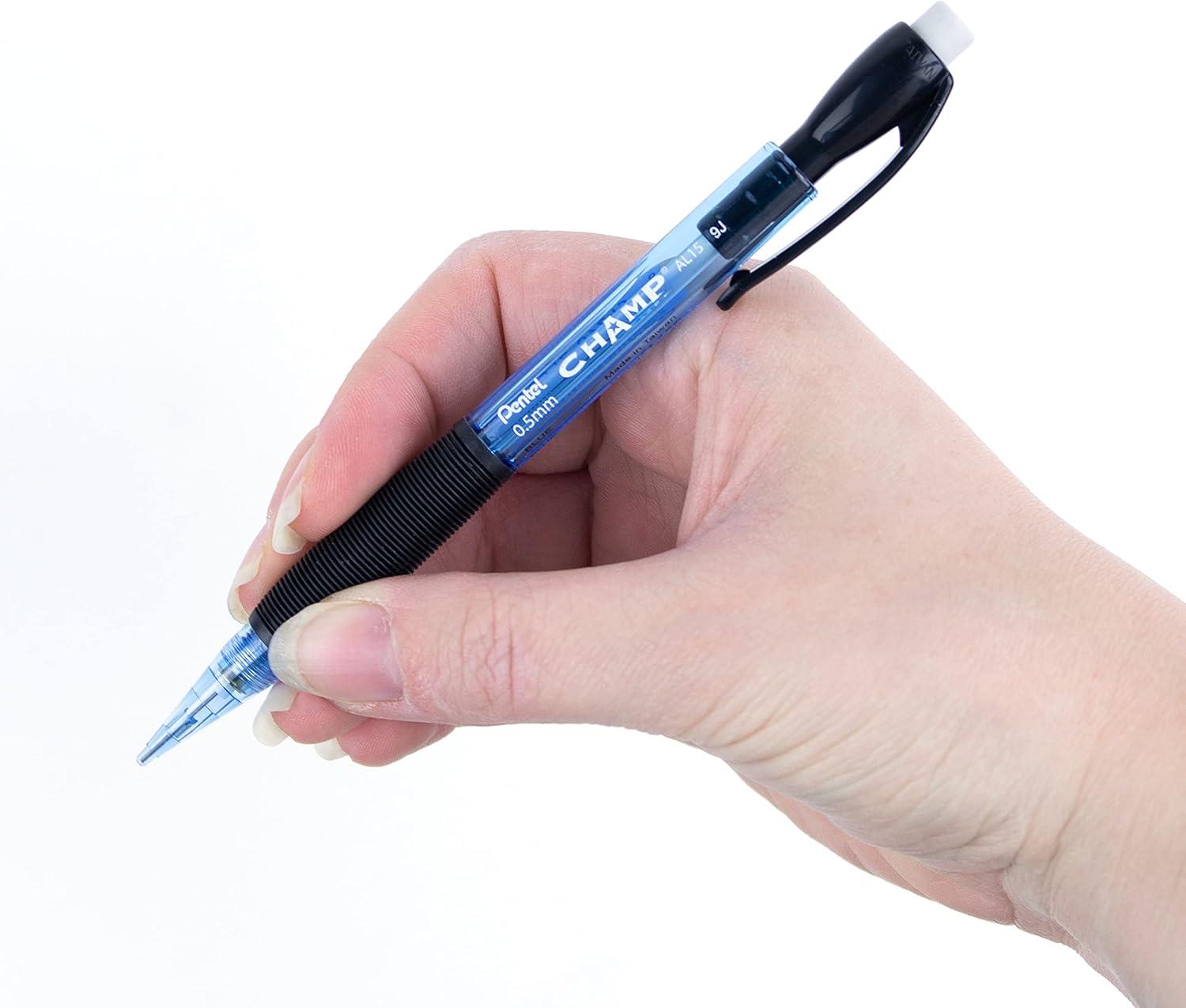 image:imagePentel Champ Starter Set with Automatic Pencil and Lead 07mm Assorted Barrel Colors Color May Vary Pack of 2 A27CBPBlue