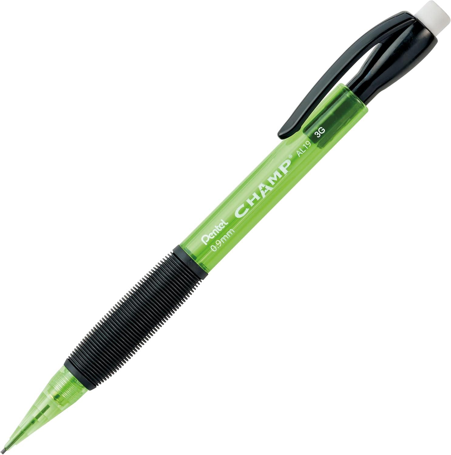 image:imagePentel Champ Starter Set with Automatic Pencil and Lead 07mm Assorted Barrel Colors Color May Vary Pack of 2 A27CBPGreen