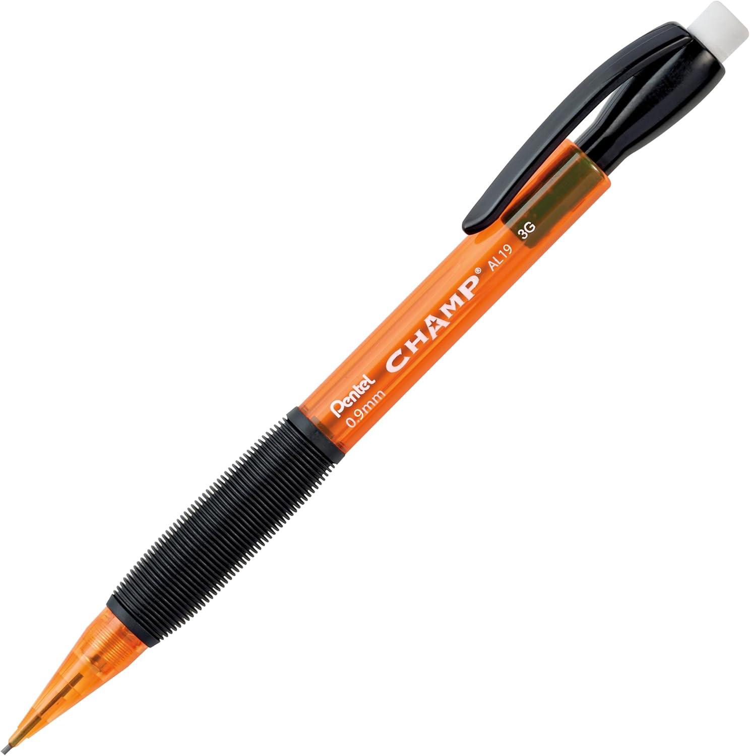 image:imagePentel Champ Starter Set with Automatic Pencil and Lead 07mm Assorted Barrel Colors Color May Vary Pack of 2 A27CBPOrange