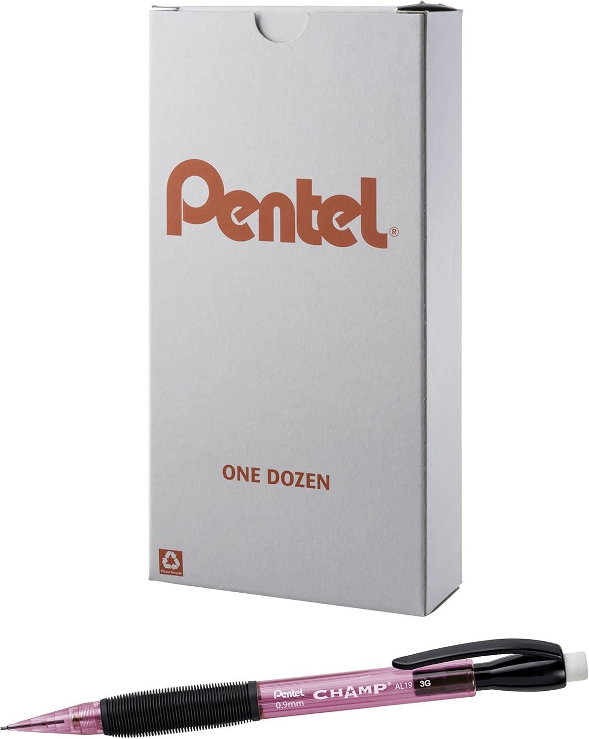 image:imagePentel Champ Starter Set with Automatic Pencil and Lead 07mm Assorted Barrel Colors Color May Vary Pack of 2 A27CBPPink
