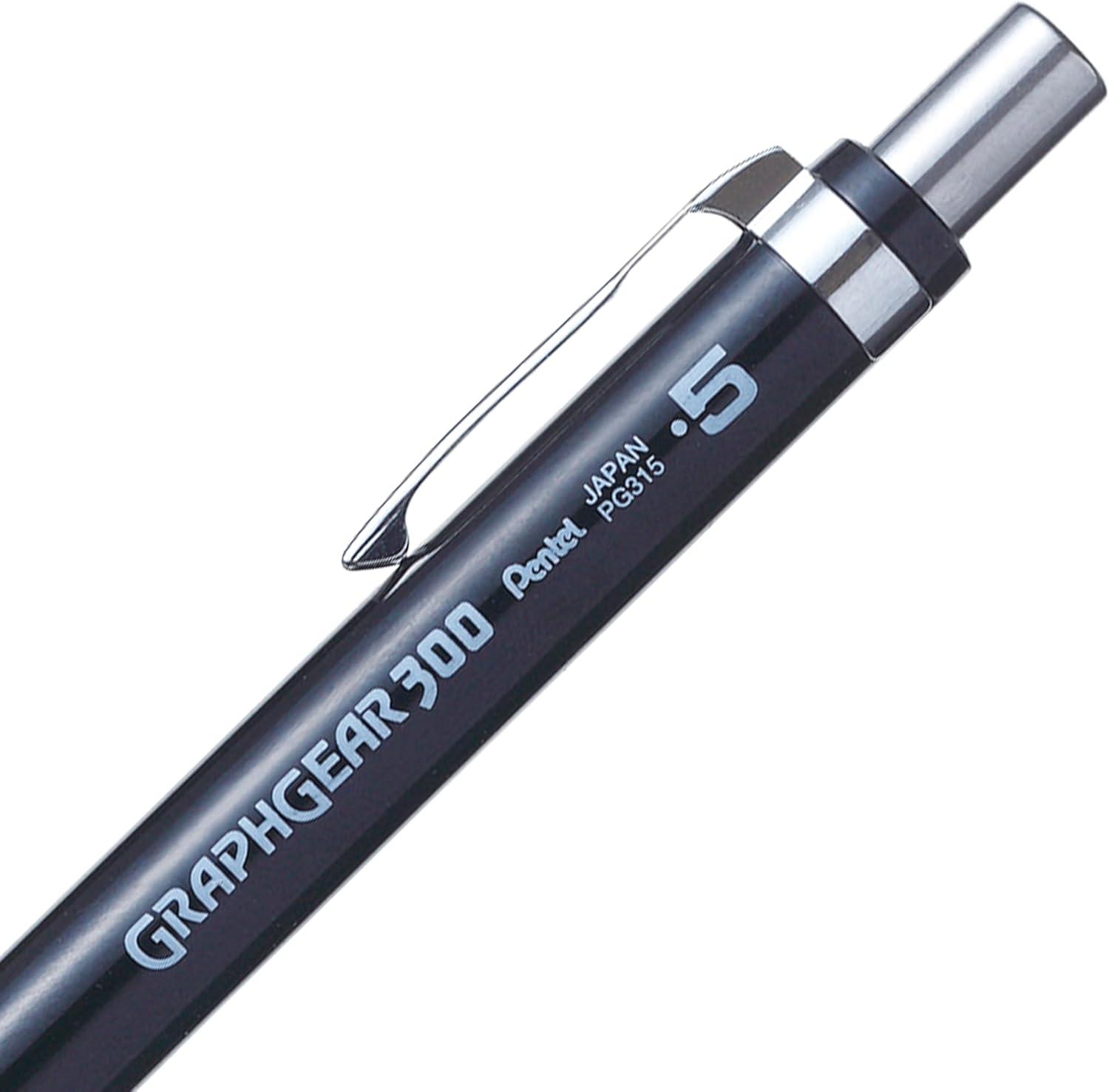 image:imagePentel GraphGear 300 Mechanical Pencil Box of 12 Pencils black 05mm