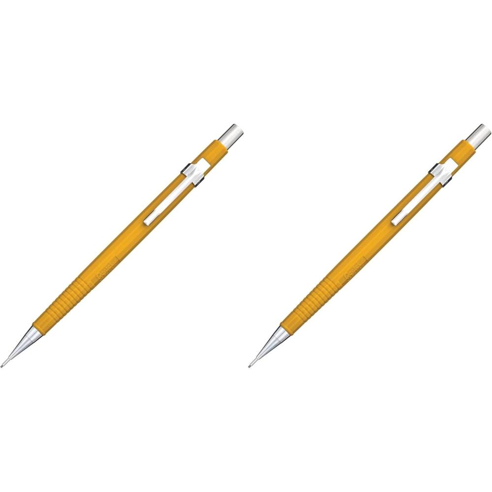 image:imagePentel P209G Sharp Mechanical Drafting Pencil 09 mm Yellow Barrel1 Count Pack of 2