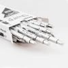 Pentel Sharp Mechanical Pencil, (0.5mm), Metallic Silver Barrel, Box of 12 (P205Z)