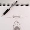 Pentel Twist-Erase CLICK Mechanical Pencil, (0.7mm), CLEAR Barrel, Lime Green Grip, 12 pack (PD277TK)