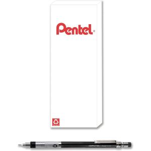 Pentel Graphlet Mechanical Pencil, 0.5mm, Black Cap, Box of 12 (PG505AD)