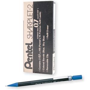Pentel Sharplet-2, Automatic Pencil, (0.7mm) Lead Size, Blue Barrel, Box of 12 (A127C)