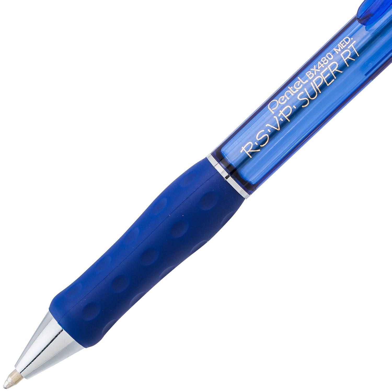 image:imagePentel RSVP Super RT Retractable Ballpoint Pen Blue