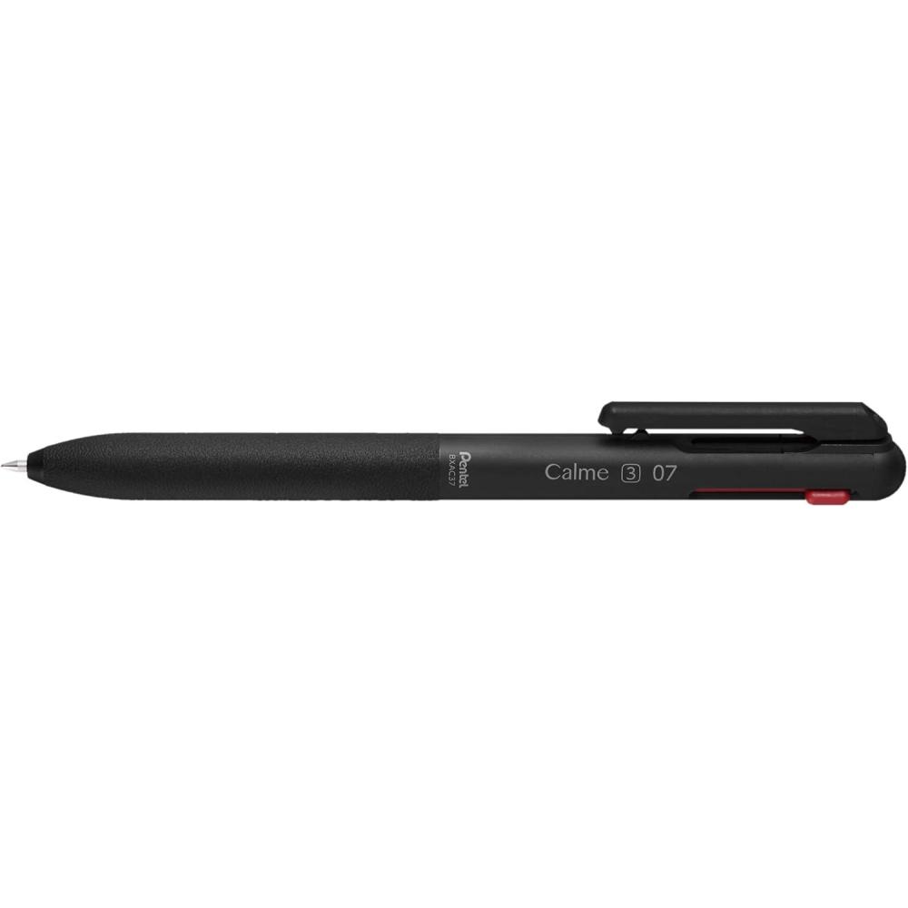image:imagePentel BXAC37A Calme TriColor Ballpoint Pen 003 inches 07 mm Black